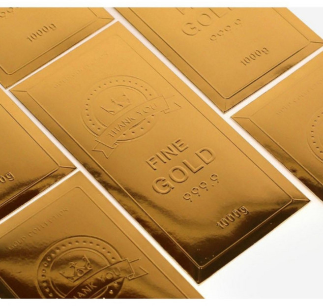 2개세트 금색 현금봉투 금괴타입 황금봉투 황금 용돈봉투 골드 감사 금일봉 금빛, 단품, 단품