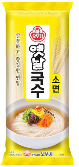 오뚜기옛날 국수 소면, 500g, 2개