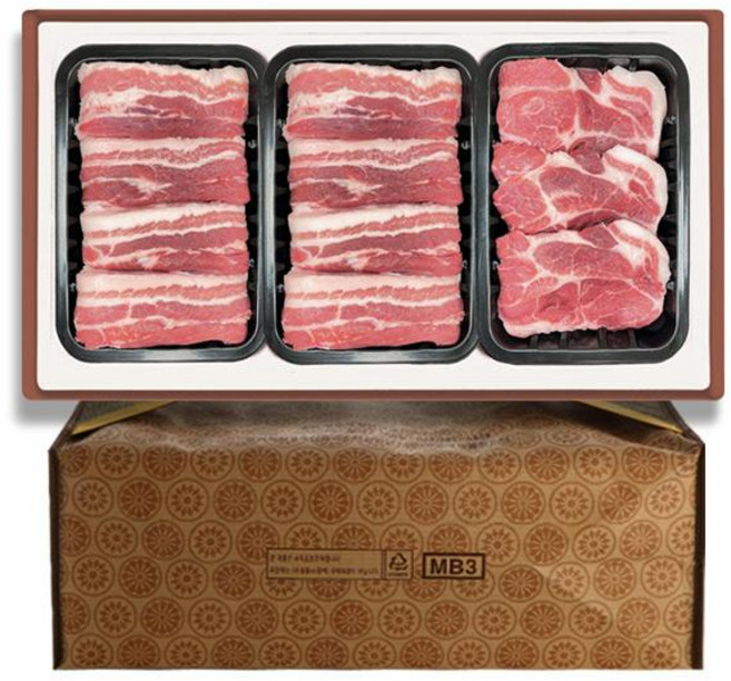 진코어 청풍명월 무항생제한돈세트청돈2호 삼겹살 삼겹살 목살 각500g, 1개, 상세페이지 참조