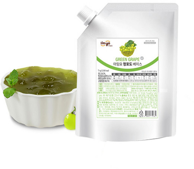 아임요 청포도베이스, 1kg, 1개