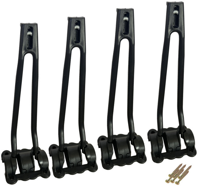 리폼플러스 접이식 플러스상다리 좌식테이블다리 4P, 블랙(4개), 4개