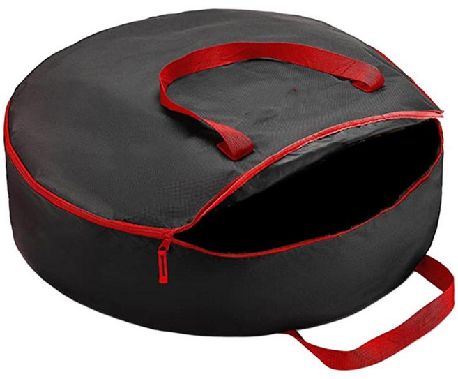 크리스마스 트리 보관 가방 튼튼하고 큰 사이즈 가볍고 방수 및 방진 기능이 있는 트리 정리 가방 크리스마스, 아래에 설명된 대로, 210D 옥스포드 천, 블랙-1 76x20cm, 1개