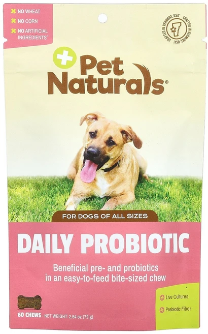 강아지 데일리 프로바이오틱 소프트츄 60개 72g | Pet Naturals - 쿠팡