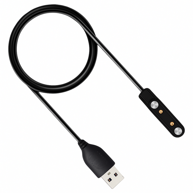 ProTap W12PRO 磁吸式充電線, 黑色, 1個, 1m