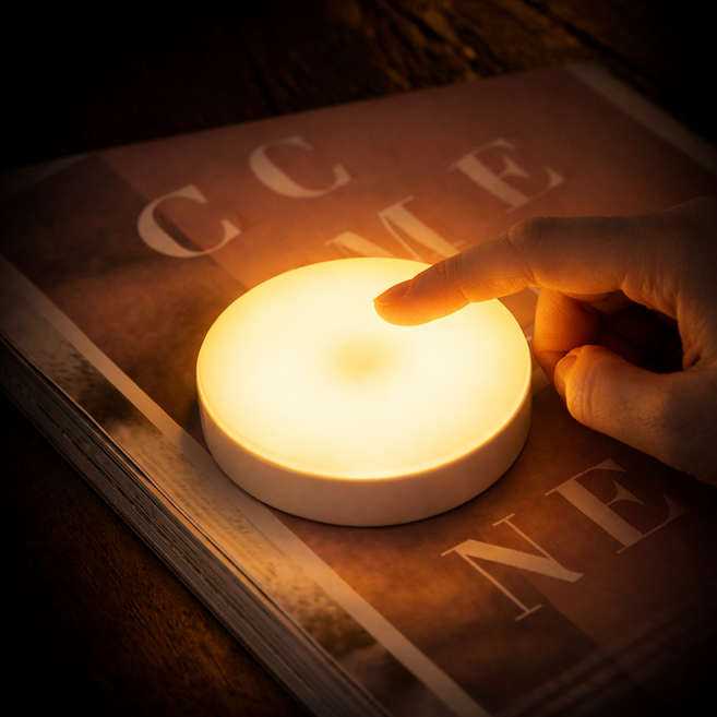 블루리 무선 터치 무드등, 웜옐로우