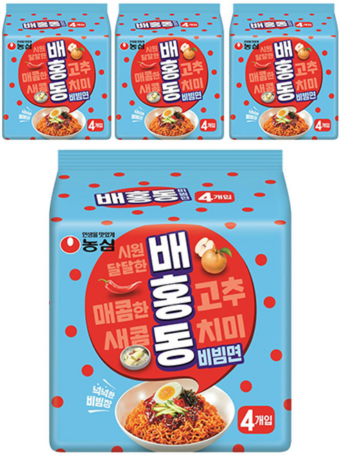 농심 배홍동비빔면 137g