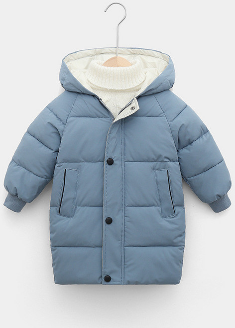 印象童年 男童女童羽絨棉服 中長款加厚保暖外套