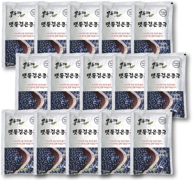 콩두깨 맷돌 검은콩국 서리태 진한 콩국수 국물 검은콩 두유, 15, 450ml