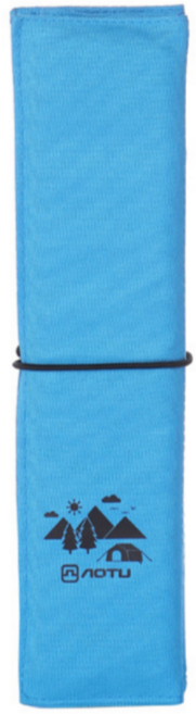 R312 휴대용 등산 캠핑 접이식 방석 돗자리 방수 방습, 블루