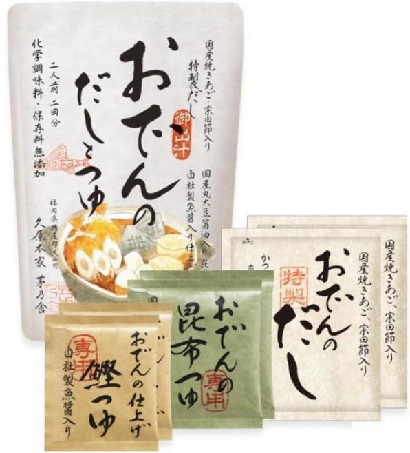 일본 쿠바라 카야노샤 오뎅노다시 쯔유 2인분 2회, 1개