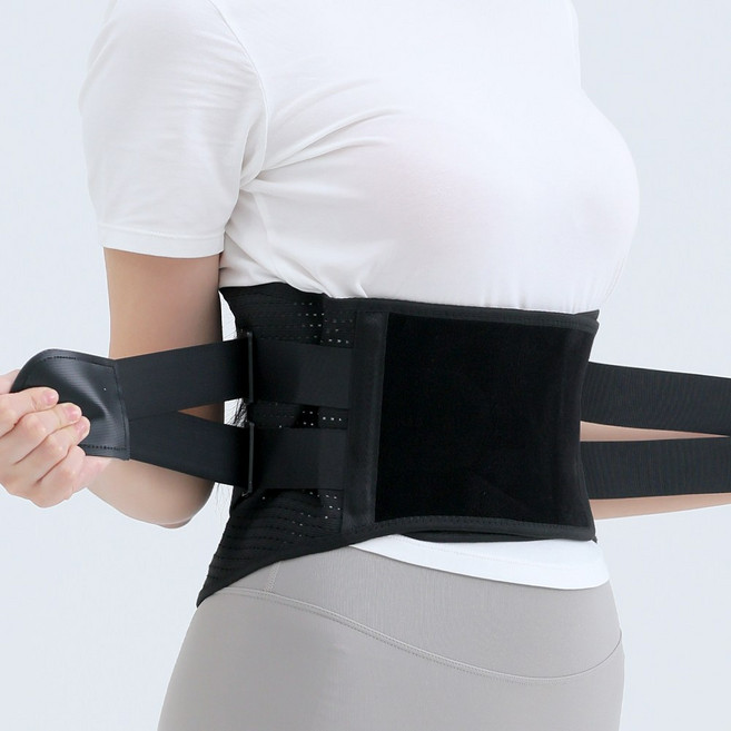 모매착 프로가드 허리보호대 복대 얇은 밴드 헬스 웨이트 허리디스크 척추 지지대, 1개