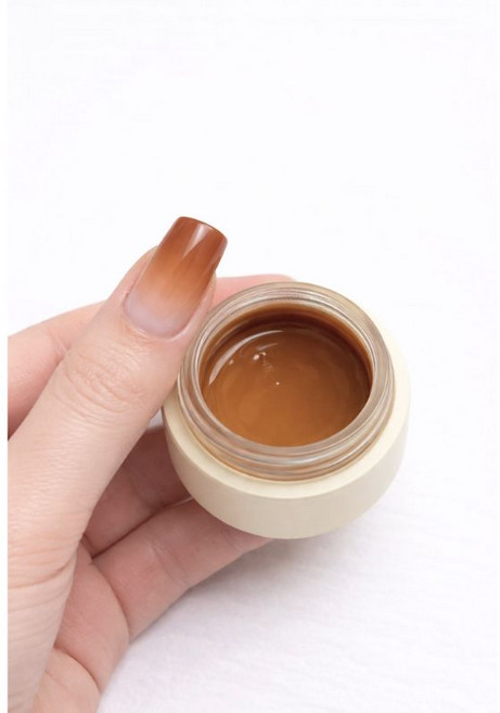 MEIKE 媚克美學 拍拍膠 彩繪膠 法式 美甲 腮紅 格紋 漸層 暈染 甲油膠 美甲膠 光療膠 指甲油光療 美甲套組, 仙澄, 1個, 5g