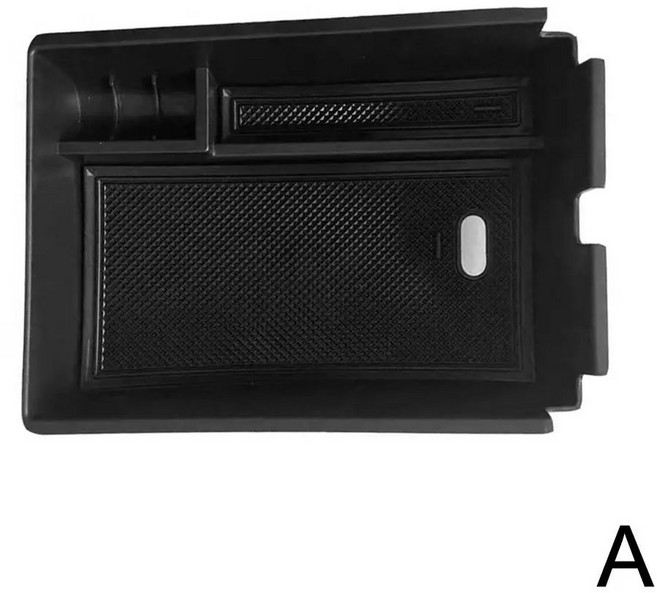 자동차 보관 박스 기아 팔걸이 교체 NQ5 부품 콘솔 오거나이저 실용적인 스포티지 센터 ABS 피팅, Black, Black