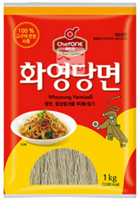 쉐프원 화영당면1kgX10개, 10개, 1kg