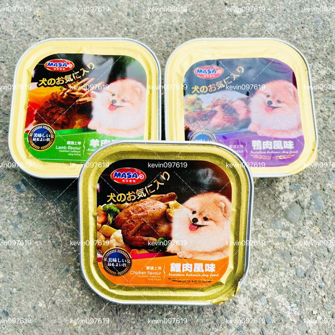 MASA 100g 寵物犬餐 台灣製造, 1個, 瑪莎餐盒-雞肉