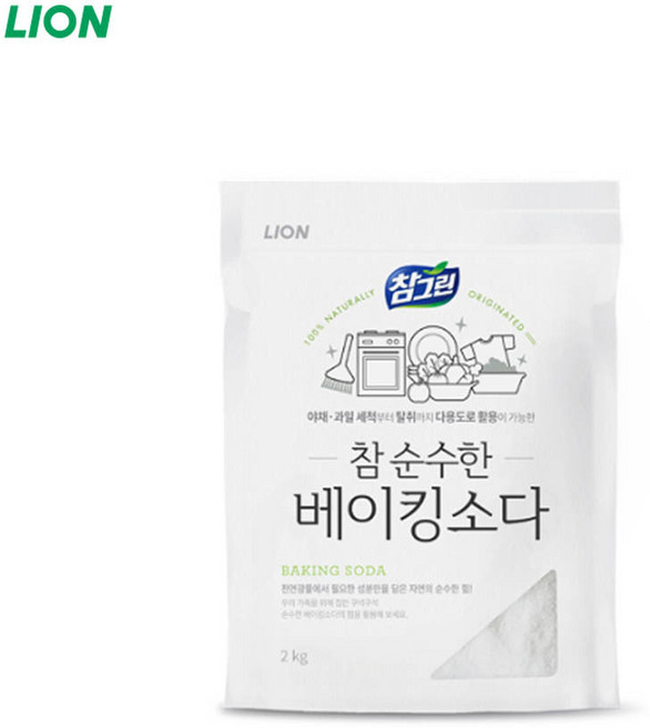 참그린 참 순수한 베이킹소다 2kg 1EA, 본상품