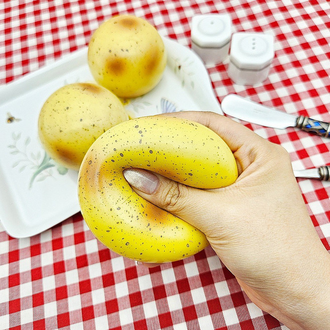 감자빵 주물럭 말랑이 촉감놀이 12개입 슬라임 장난감, 단품, 단품