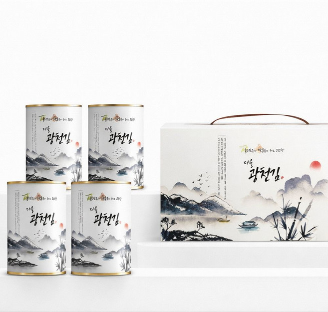 다올 광천김 4호 (36g*4캔), 1세트