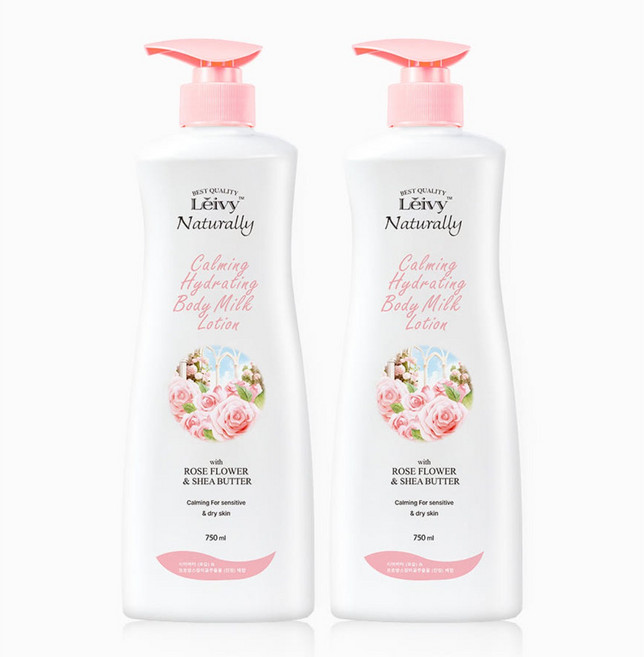 레이비 런던로즈 바디로션 로즈플라워 시어버터, 750ml, 2개