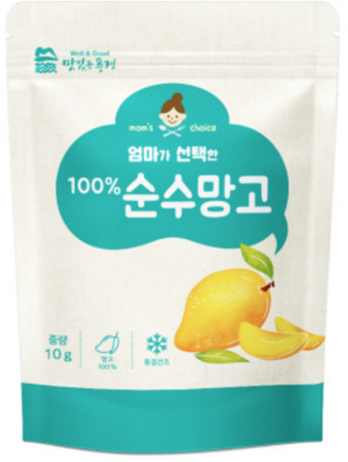 맛있는풍경 엄마가 선택한 순수망고, 10g, 7개