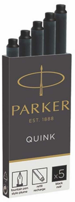 큉크 잉크카트리지 흑색 5개입 1P 만년필잉크카트리지 만년필리필잉크
