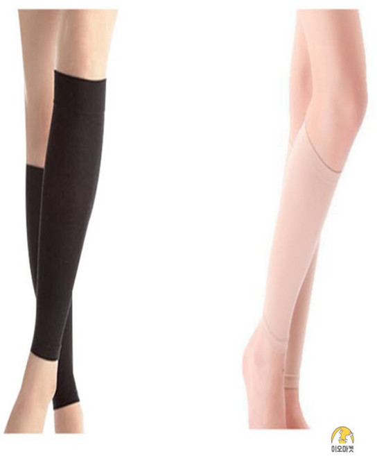 이오디자인 티안나는 혈액순환 적당압력 종아리 압박밴드 종아리아대, 블랙-FREE