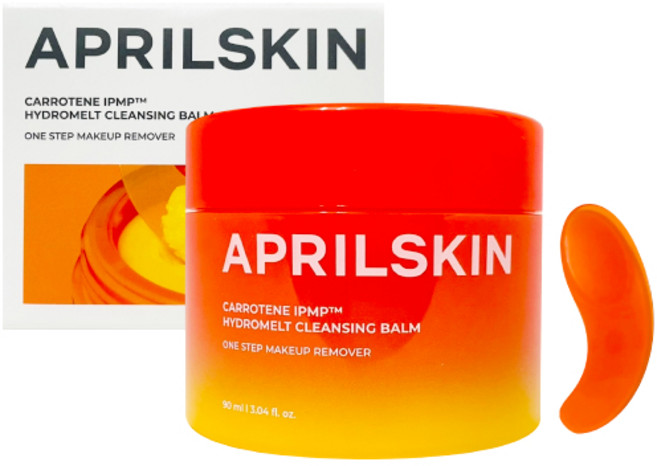 APRILSKIN 胡蘿蔔深層潔淨卸妝霜 溫和卸妝 毛孔淨化 植萃保濕 90ml, 1個, 胡蘿蔔卸妝膏 90ml (9227