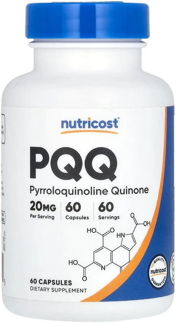 Nutricost PQQ 20mg 캡슐 60정, 1개 - 쿠팡