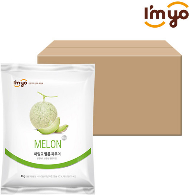 아임요 멜론 파우더 1kg x 12개, 1개입