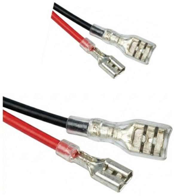 스피커 연결선 단자연결선 SET 양쪽 암단자 점퍼선 DIY 절연 터미널 케이블 (레드 블랙 세트)[PW]