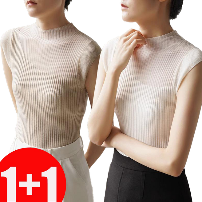 ZIGODAG 1+1우아한 프렌치 스타일 시스루 블랙 텐셀 니트 탑 여성용 시크한 반팔 라운드 넥 통기성 메쉬 오버레이가 있는 가벼운 여름 블라우스 SXDTMM68409