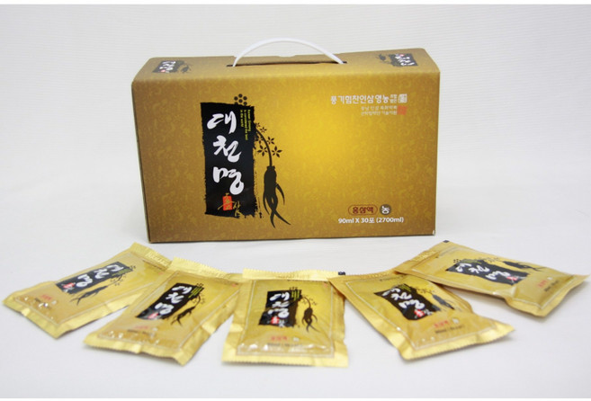 대천명 홍삼액 농 30포 - 홍삼 액기스 홍삼액 홍삼진액 저온복합추출로 추출된 가장 높은 진세노사이드 함량과 깊은 향과 진한 맛이 특징인 고성능비 모델입니다., 1박스, 30회분