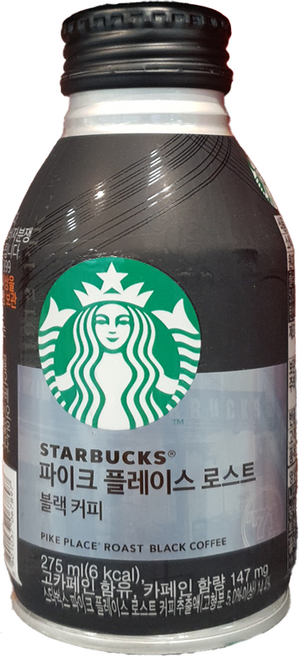 스타벅스 파이크 플레이스 블랙커피, 275ml, 6개