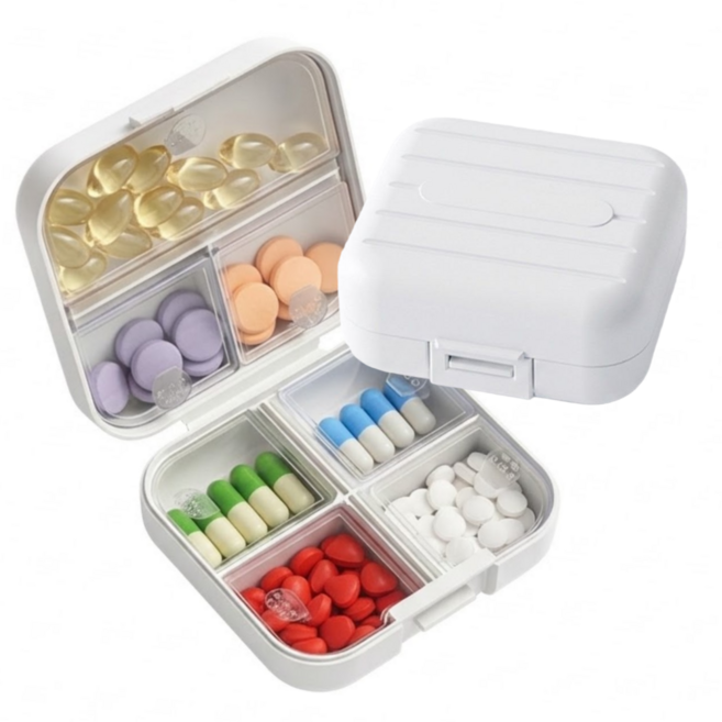 모디케이 휴대용 약통 케이스, 1개