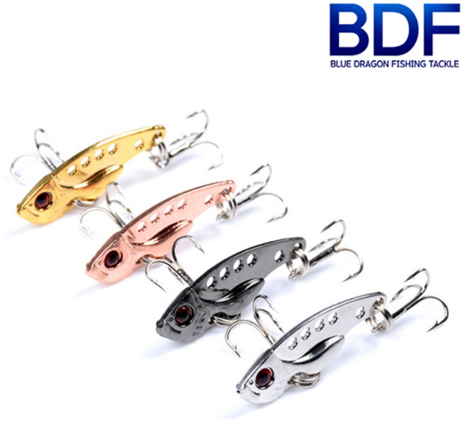 청룡조구 메탈바이브 파이터 배스 쏘가리 루어낚시 바이브레이션 하드베이트, 실버, 7g