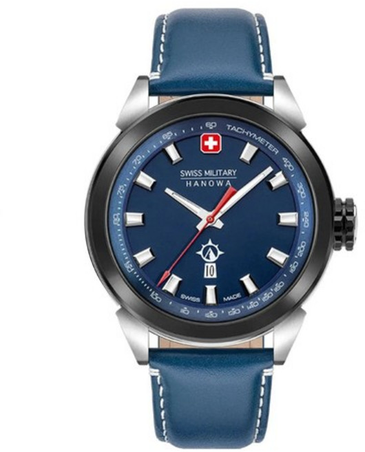 하노와 SMWGB2100170 남성 가죽 시계