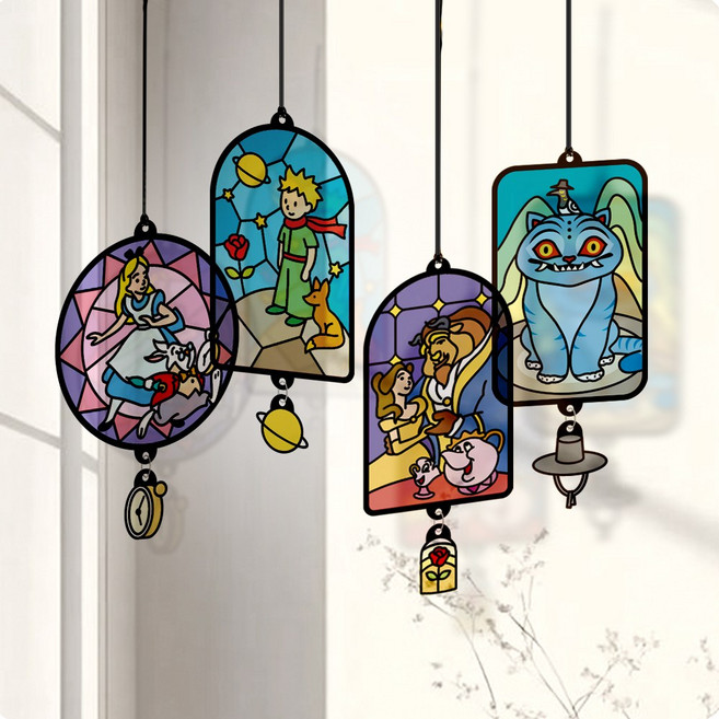 아이스타인 조각 스티커 아크릴 썬캐쳐 만들기 DIY, 1개, 어린왕자