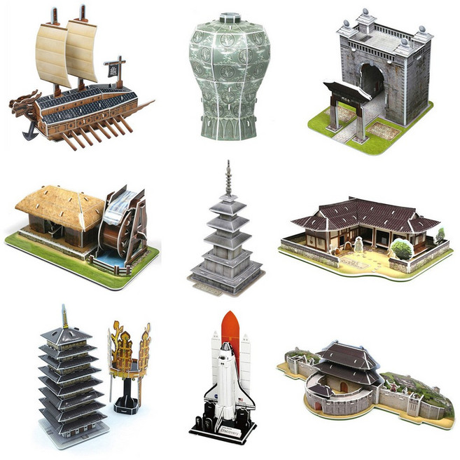 3D입체퍼즐 뜯어 만들기 교구 1, 이양선, 1개, 이양선, 31피스