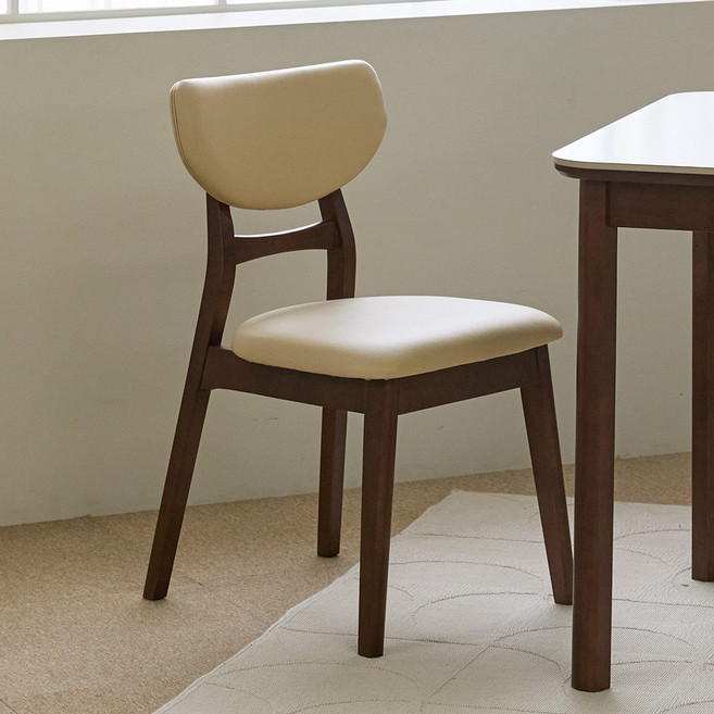 파로마 데니벨 원목 카페 식탁의자 2ea, 2개, 월넛