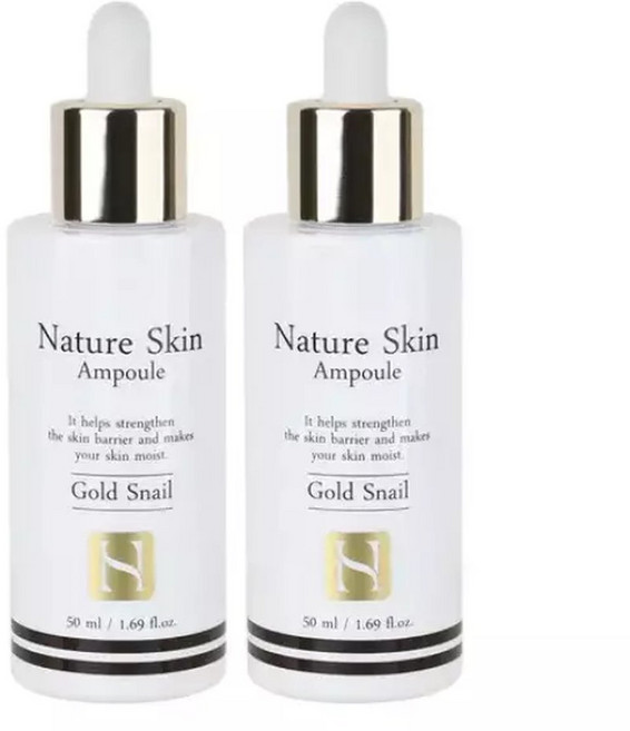 1&1 탄력케어 골드 스네일 앰플 50&50ml 뮤신콤플렉스 피부탄력, *, 1개