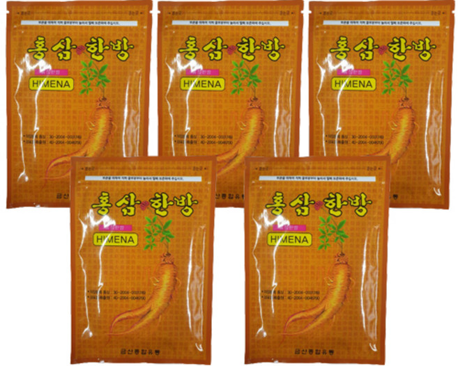 금산 홍삼파스, 20개입, 5개