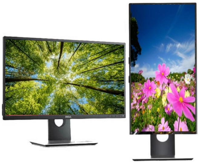 DELL UltraSharp U2312HM IPS 23인치 피벗 모니터 LED FHD 높낮이 사무용 업무용 듀얼용, 55cm, DELL P2217H 중고