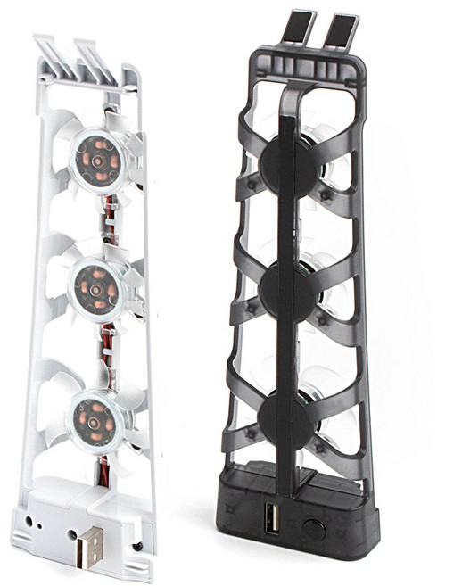 컴튜 PS5 쿨러 저소음 쿨링팬 플스5 냉각팬 방열방지, 1개, 화이트, PS5용