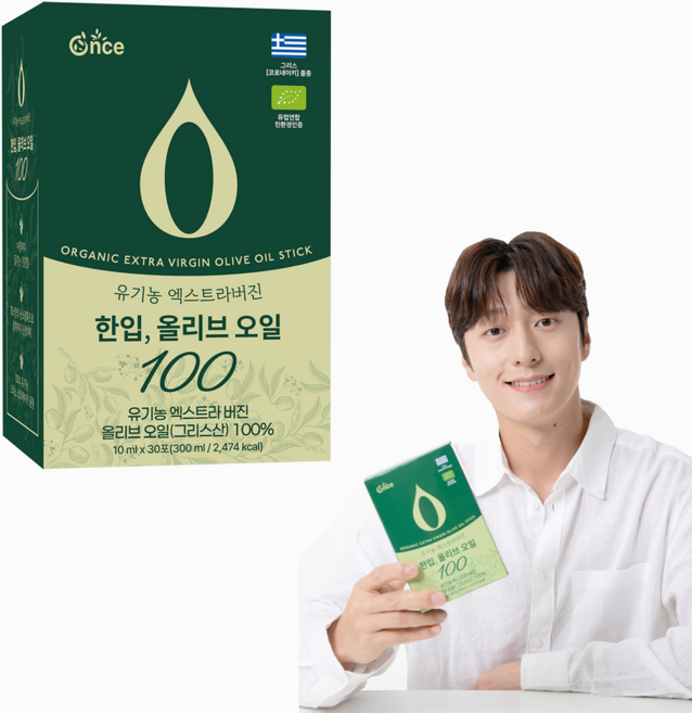 유기농 한입 엑스트라버진 올리브오일 스틱 봉지과자 방과후 생일 선물 어린이날, 30개, 10ml