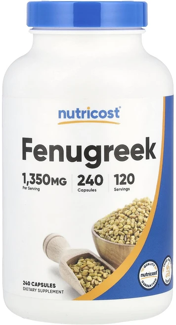 Nutricost 호로파 1350mg 캡슐 240정(캡슐당 675mg), Nutricost호로파1350mg캡슐240정캡슐당675, 1개 - 쿠팡