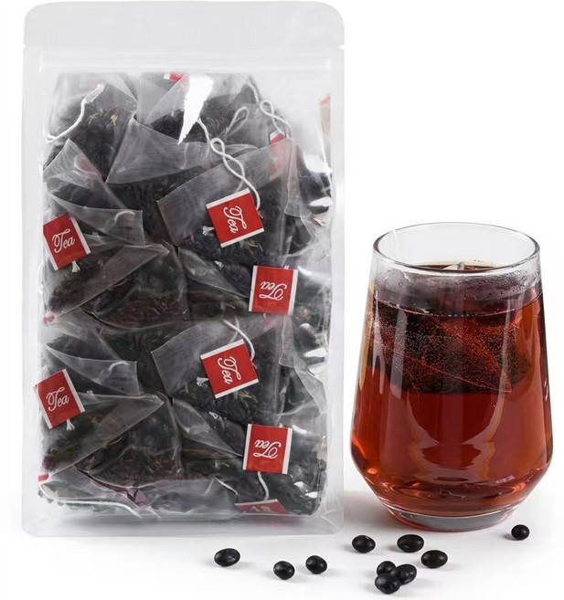 오흑 블렌드티 흑임자 흑구기자 오디 흑두 흑미 식물성 혼합차 티백형, 1개, 50개입, 80g