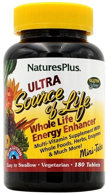 울트라 소스 오브 라이프 Ultra Source of Life (180정) 네이쳐스플러스 에너지 멀티비타민 루테인 미국, 1개 - 쿠팡