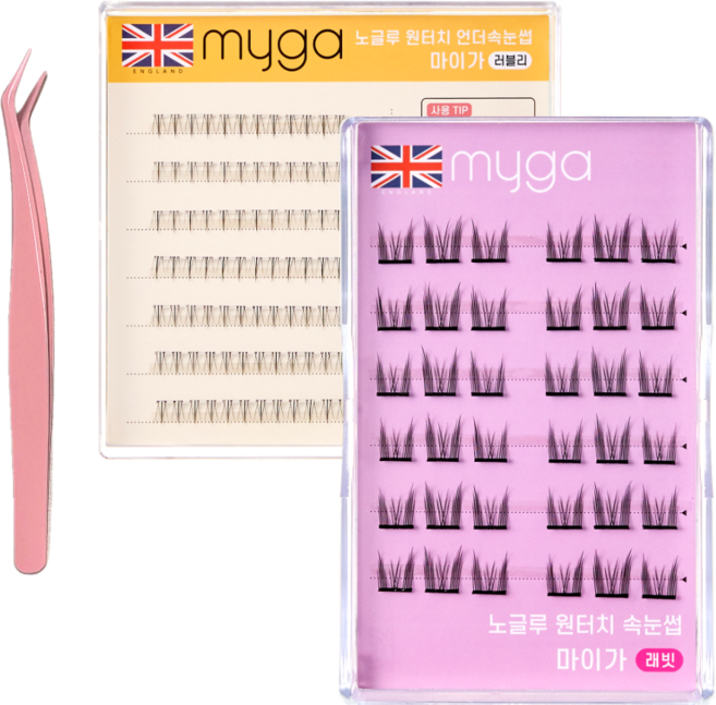 노글루 래빗 핀셋 가닥속눈썹 풀메이크업 찰떡 10mm/12mm, 1개, 핀셋래빗러블리