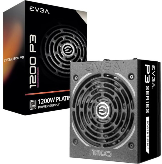 파워서플라이 PC파워 벌크 풀모듈러 EVGA 초신성 1000 P3 80 플러스 플래티넘 1000W FDB 팬이 있는 완전 모듈식 에코 모드 전원 켜기 셀프 테스터 컴팩트 180, P3_Supernova | 1200W, 1개
