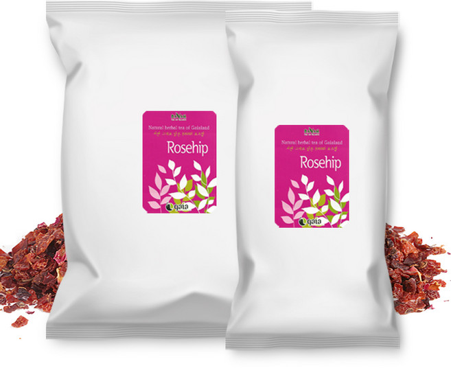 내츄럴가이아 로즈힙 장미차 로즈힙차 꽃차 잎차 대용량허브잎차모음, 500g, 1개입, 1개